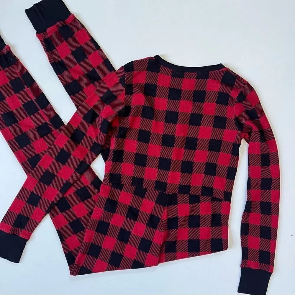 L.L.Bean Waffle Onsie Pyjama XS Tall - Picture 9 of 9